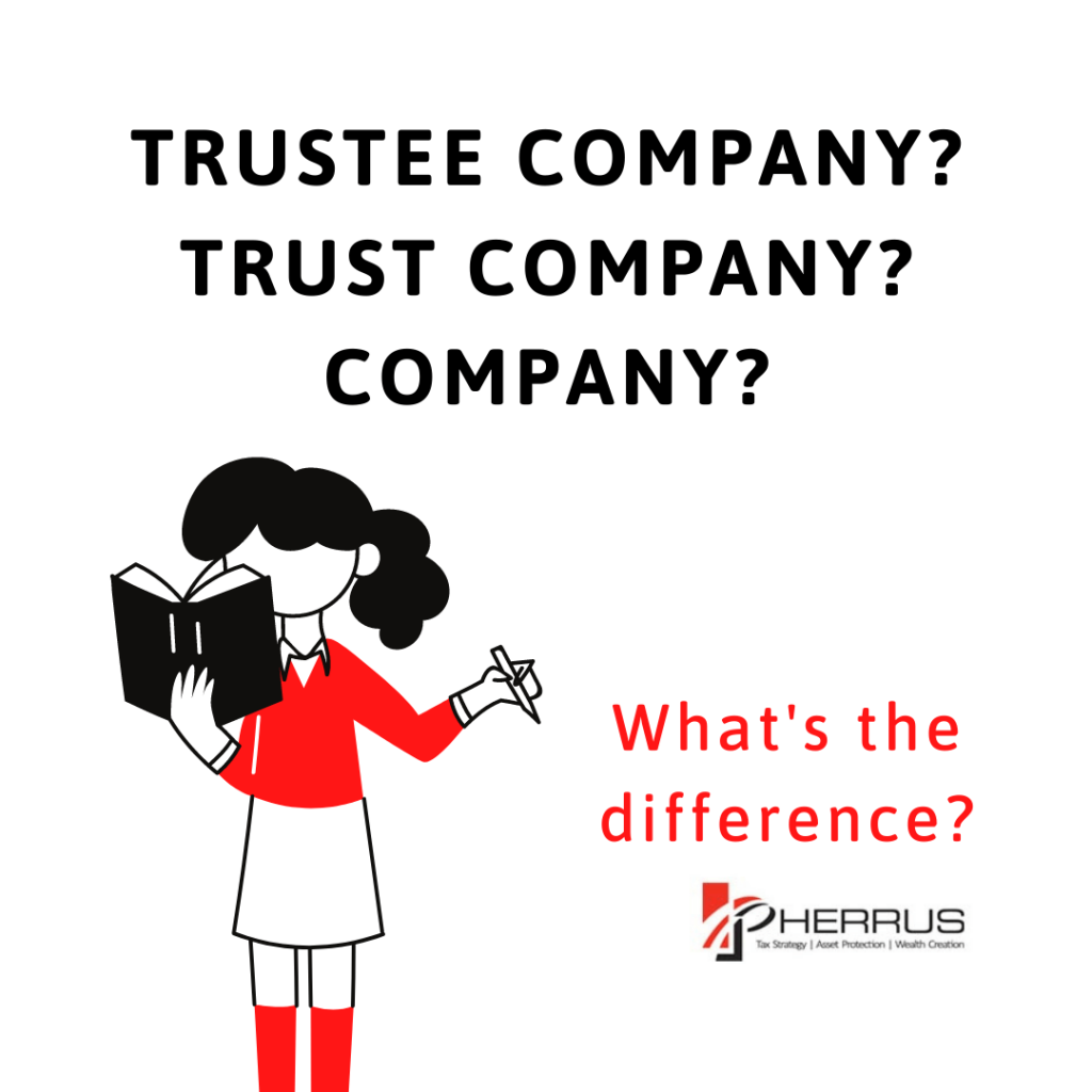 trustee company trust company and company comparison