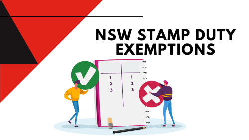 nsw stamp duty exemptions