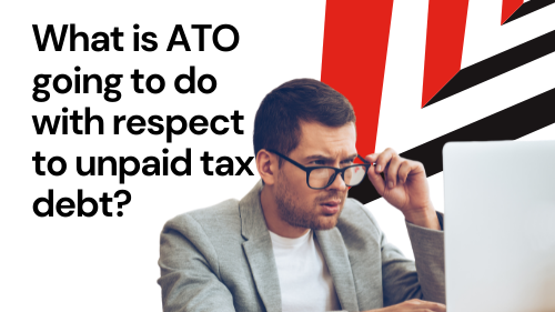 man looking at internet on computer on an answer to question what is ATO going to do about his company tax debt