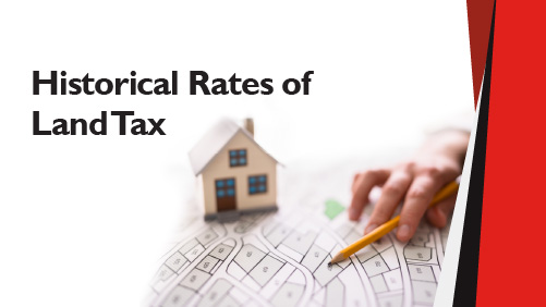 Historical Rates of Land Tax banner