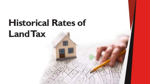 Historical Rates of Land Tax banner