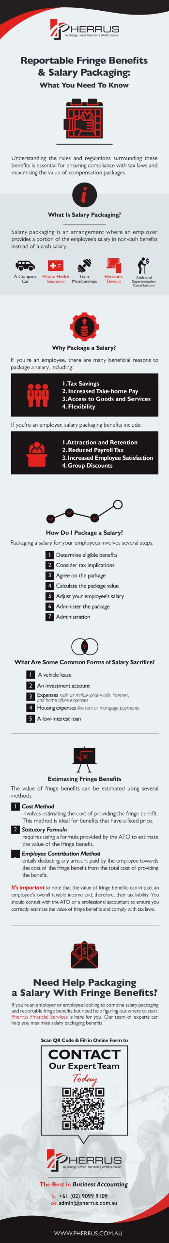 Reportable Fringe Benefits And Salary Packaging- What You Need To Know Infographic