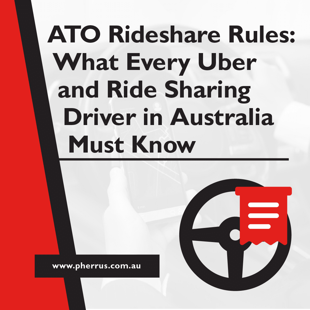 Australian Taxation Office rules for rideshare drivers